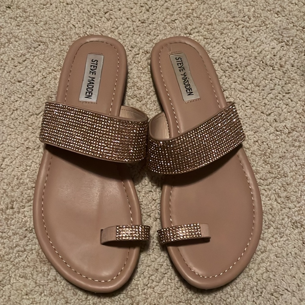 Steve Madden Rhinestone Sandals - Picture 5 of 7
